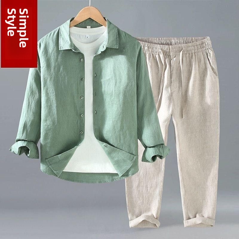 Linen Shirt Breathable - Loose Linen Short Sleeve T-Shirt Men's