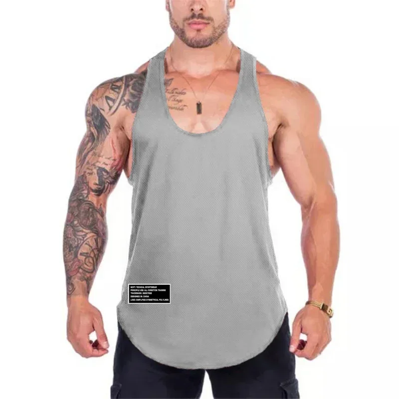 Tank Top Muscle - Brand Gym Running Sport Tank Tops