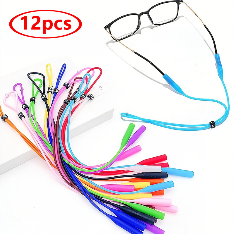 12pcs/24pcs Sports Eyewear Ret - Sunglass Retainer Cord recension och pris