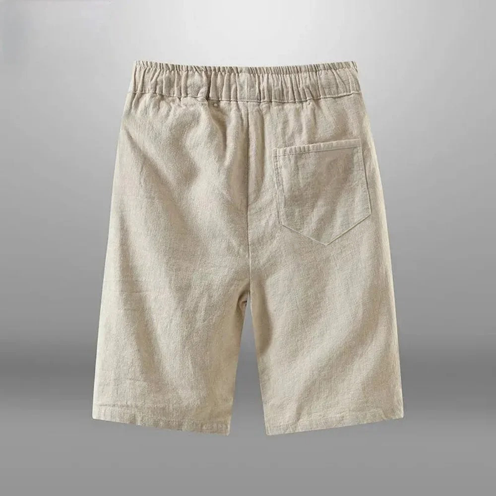 Men Shorts for Men Cotton Line - Short Linen Drawstring recension och pris