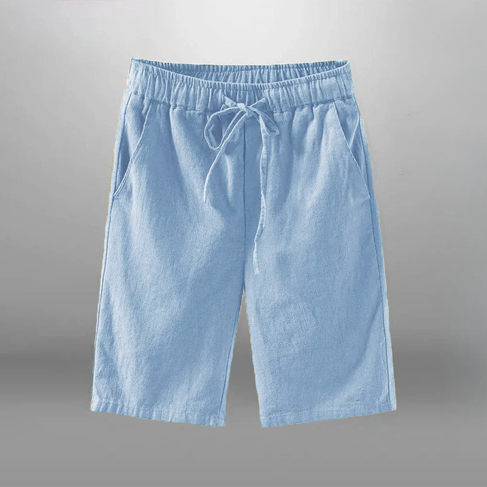 Men Shorts for Men Cotton Line - Short Linen Drawstring recension och pris