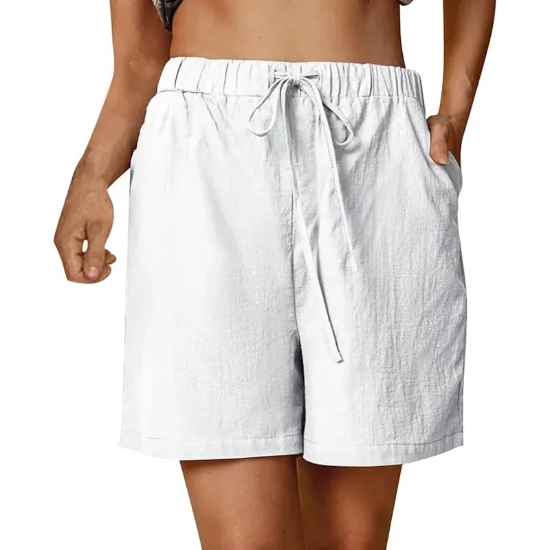 2026Women's Summer Casual Shor - Short Linen Drawstring recension och pris