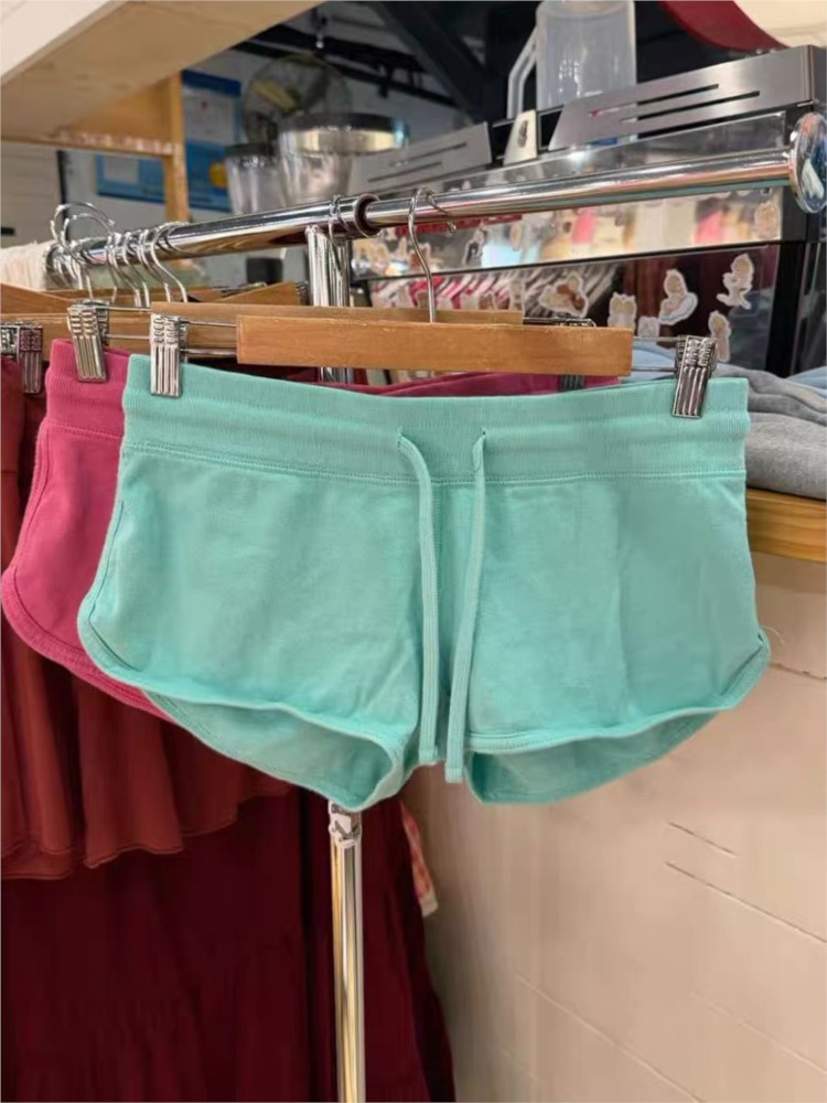 Sweet Candy Colors Cotton Shor - Short Linen Drawstring recension och pris
