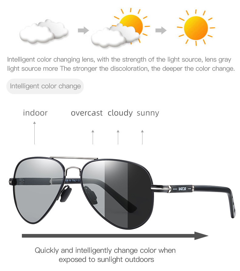 BARCUR Polarized Mens Sunglass - Sunglasses Aviator Polarized recension och pris