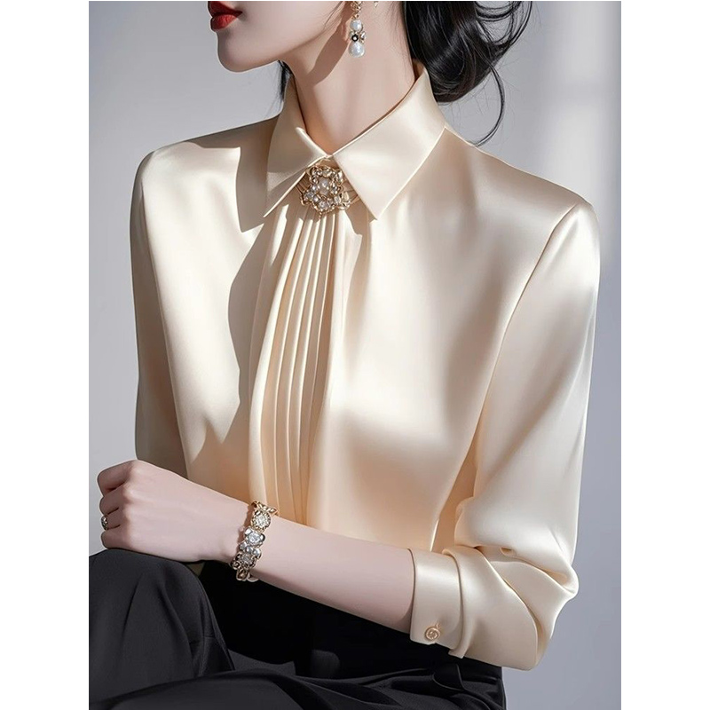 2025 Spring New Temperament Sa - Shirt Camp Collar recension och pris