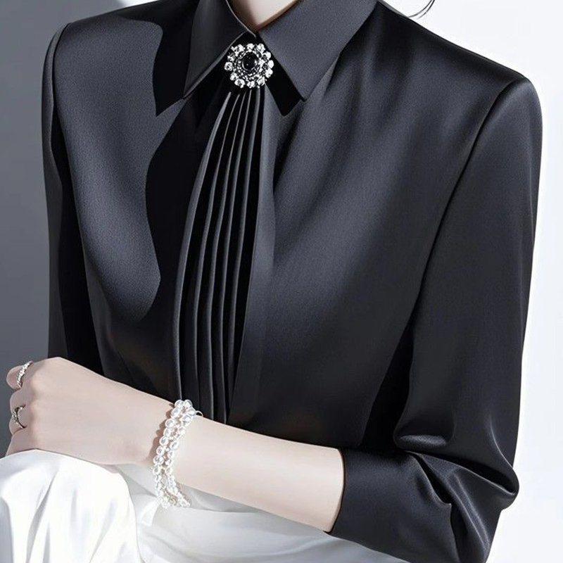 2025 Spring New Temperament Sa - Shirt Camp Collar recension och pris