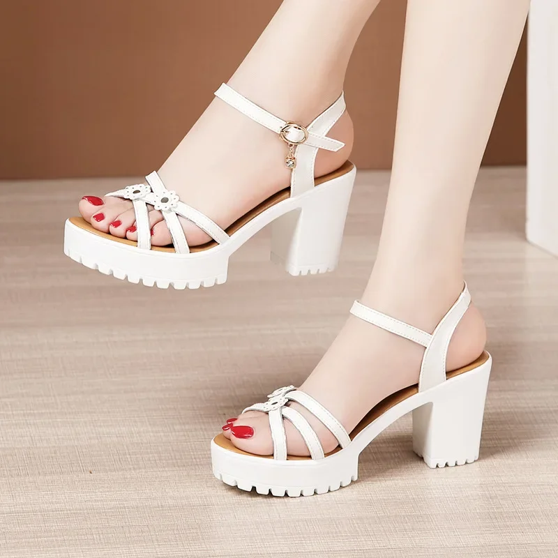 8cm Small Size 32-43 Elegant F - Casual Sandal Leather recension och pris